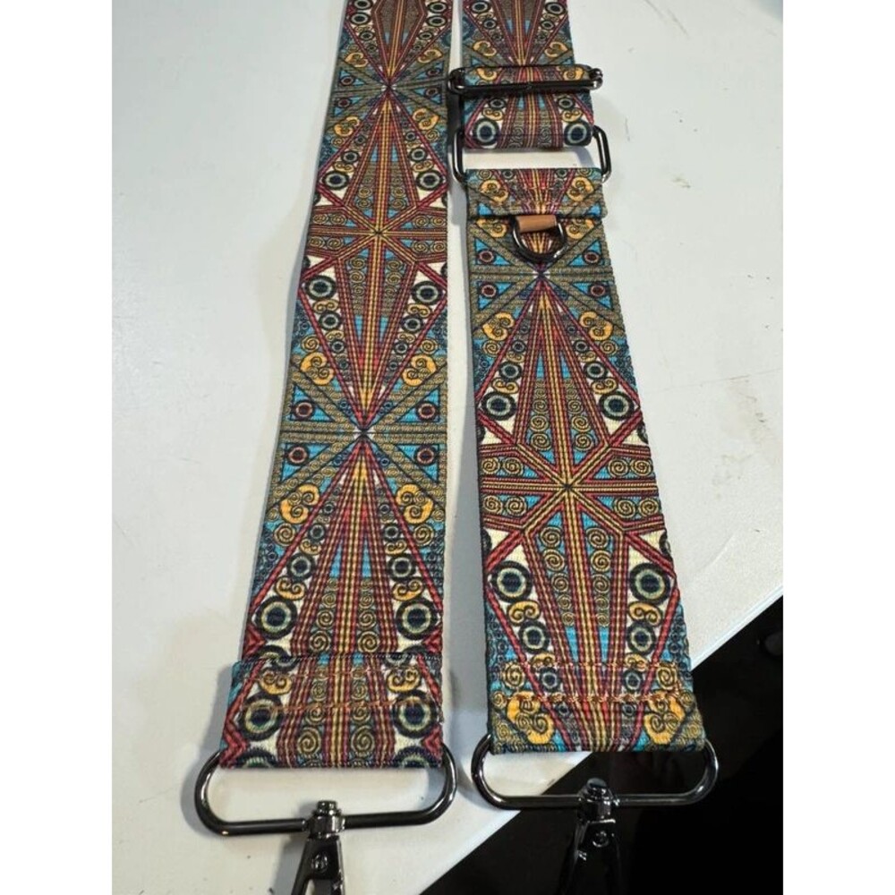 Boho Adjustable Purse Strap Geometric Woven Crossbody Replacement Bag Strap